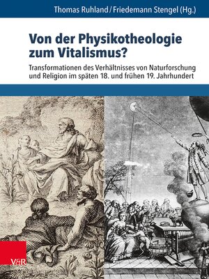 cover image of Von der Physikotheologie zum Vitalismus?